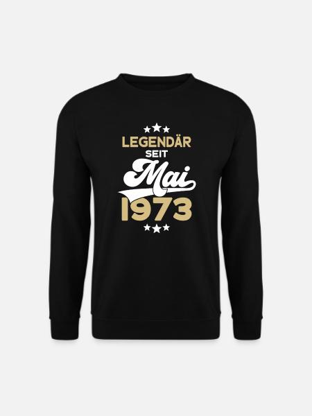 53. GEBURTSTAG LEGENDÄR SEIT MAI 1973 LEGENDE - Unisex Pullover - Schwarz