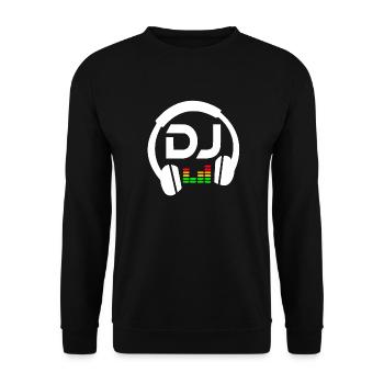 Casque DJ - Sweat-shirt Unisexe - noir - Devant - Alina (178cm) & Michal (187cm)