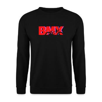 BMX Rider Kids Edition - Unisex Pullover - Schwarz - Vorne - Alina (178cm) & Michal (187cm)