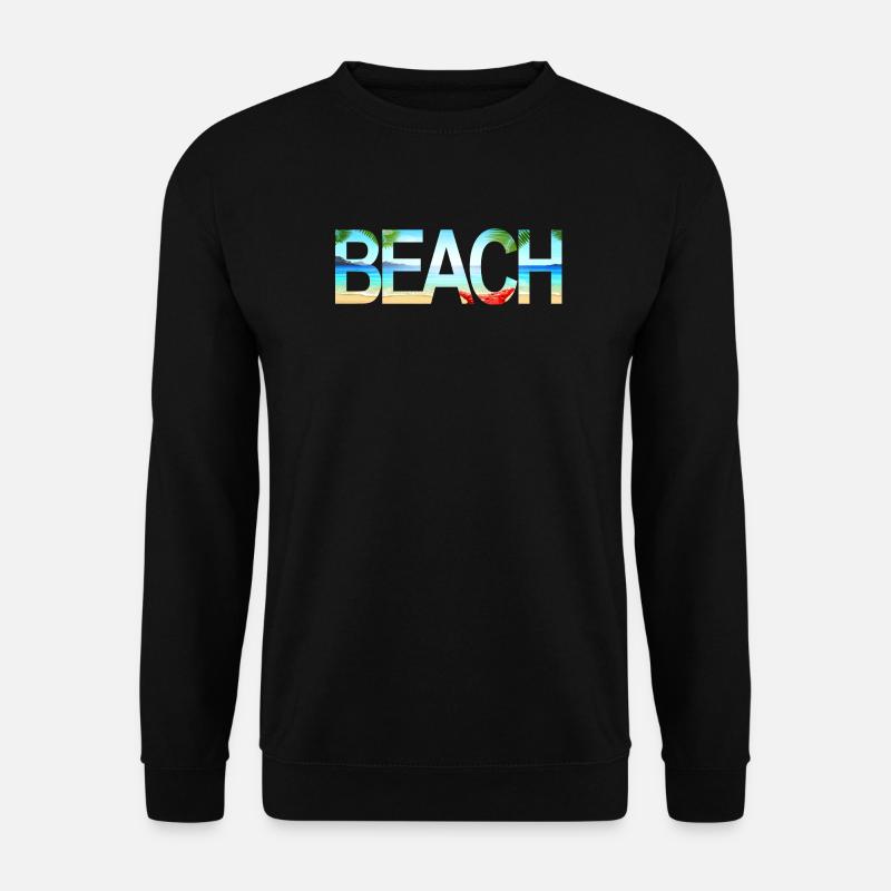 Beach - Unisex Pullover - Schwarz
