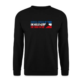 Kiel Fußball - Unisex Pullover - Schwarz - Vorne - Alina (178cm) & Michal (187cm)