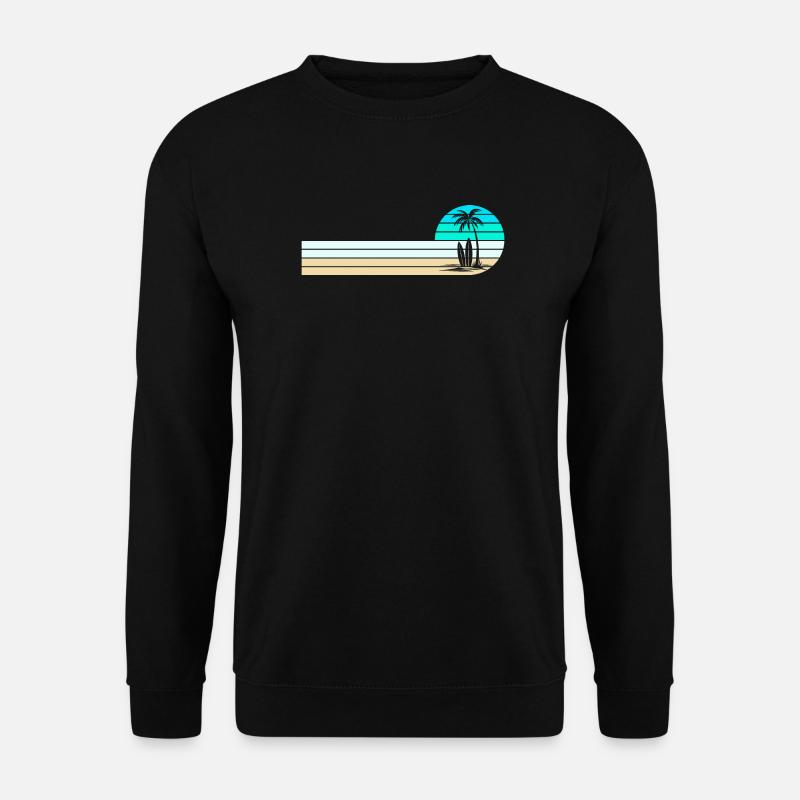 Horizon de la plage - Sweat-shirt Unisexe - noir