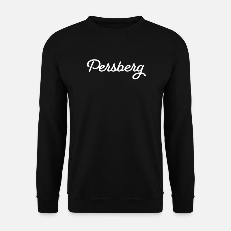 Persberg weiß - Unisex Pullover - Schwarz