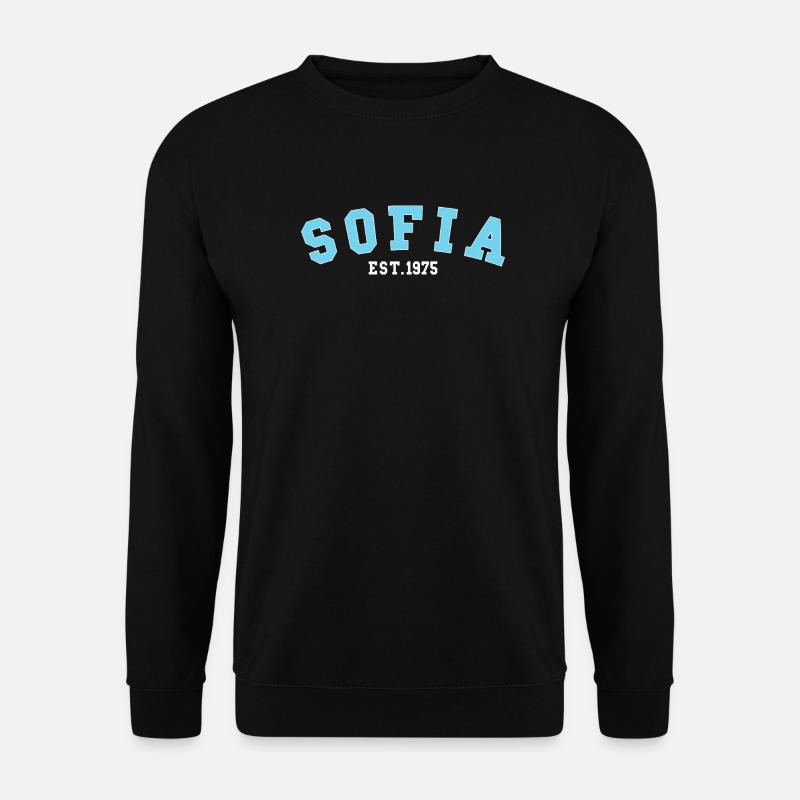 Sofia_Est_1975 - Unisex Sweatshirt - black