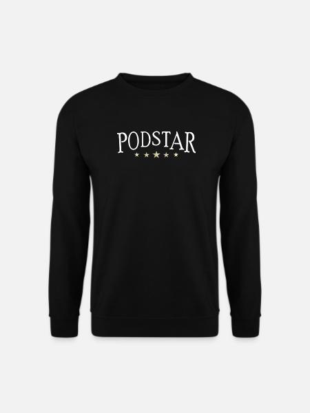 Podstar, 5 Star Podcaster - Unisex Sweatshirt - black