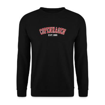 Copenhague Fondé en 1995 - Sweat-shirt Unisexe - noir - Devant - Alina (178cm) & Michal (187cm)
