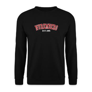 Cité de Nuremberg 1995 - Sweat-shirt Unisexe - noir - Devant - Alina (178cm) & Michal (187cm)