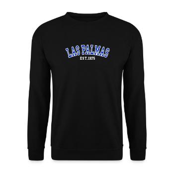 Las Palmas Gegründet 1975 - Unisex Pullover - Schwarz - Vorne - Alina (178cm) & Michal (187cm)