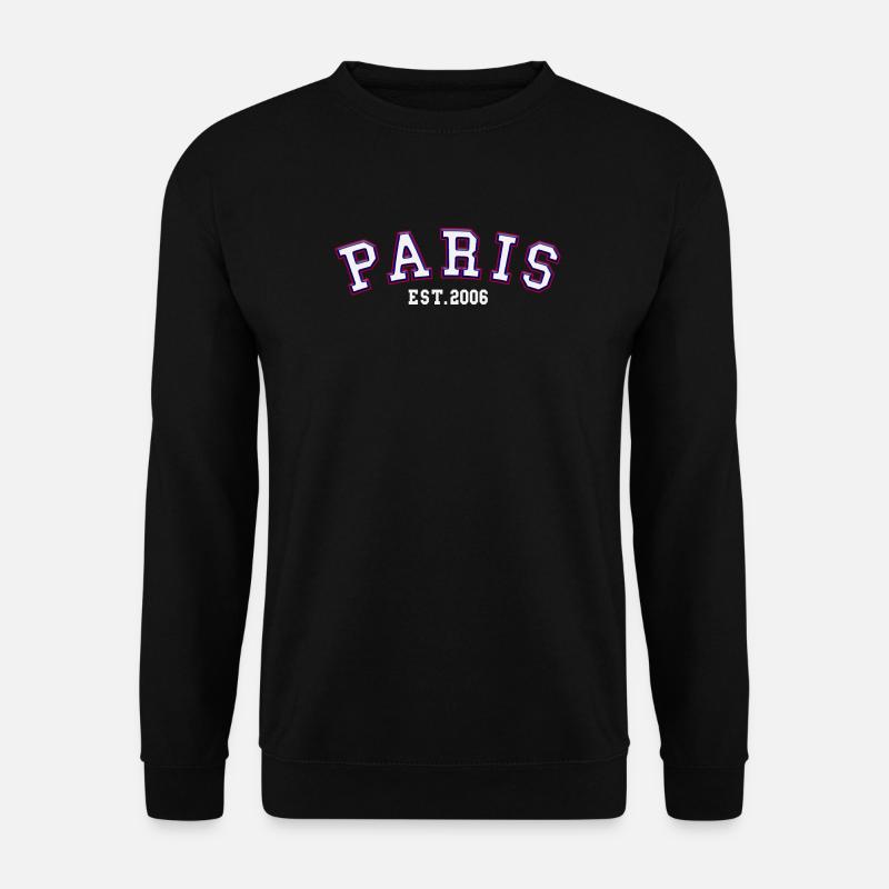 Paris gegründet 2006 - Unisex Pullover - Schwarz