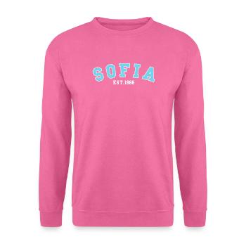 Sofia gegründet 1966 - Unisex Pullover - Pink - Vorne
