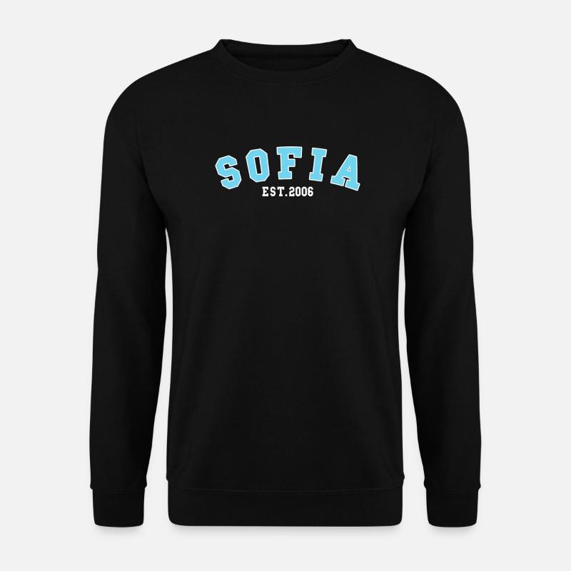 Sofia Fondée en 2006 - Sweat-shirt Unisexe - noir
