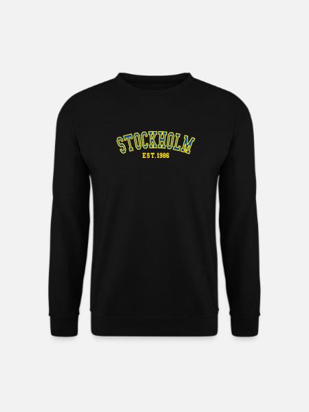 Stockholm, gegründet 1986 - Unisex Pullover - Schwarz