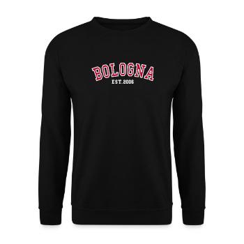 Bologna Est. 2006 - Unisex Sweatshirt - black - Front - Alina (178cm) & Michal (187cm)