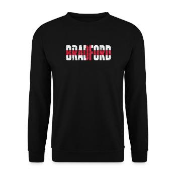 Bradford England - Unisex Pullover - Schwarz - Vorne - Alina (178cm) & Michal (187cm)