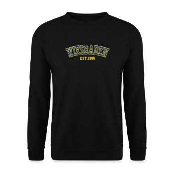 Wiesbaden Fondée en 1966 - Sweat-shirt Unisexe - noir - Devant - Alina (178cm) & Michal (187cm)