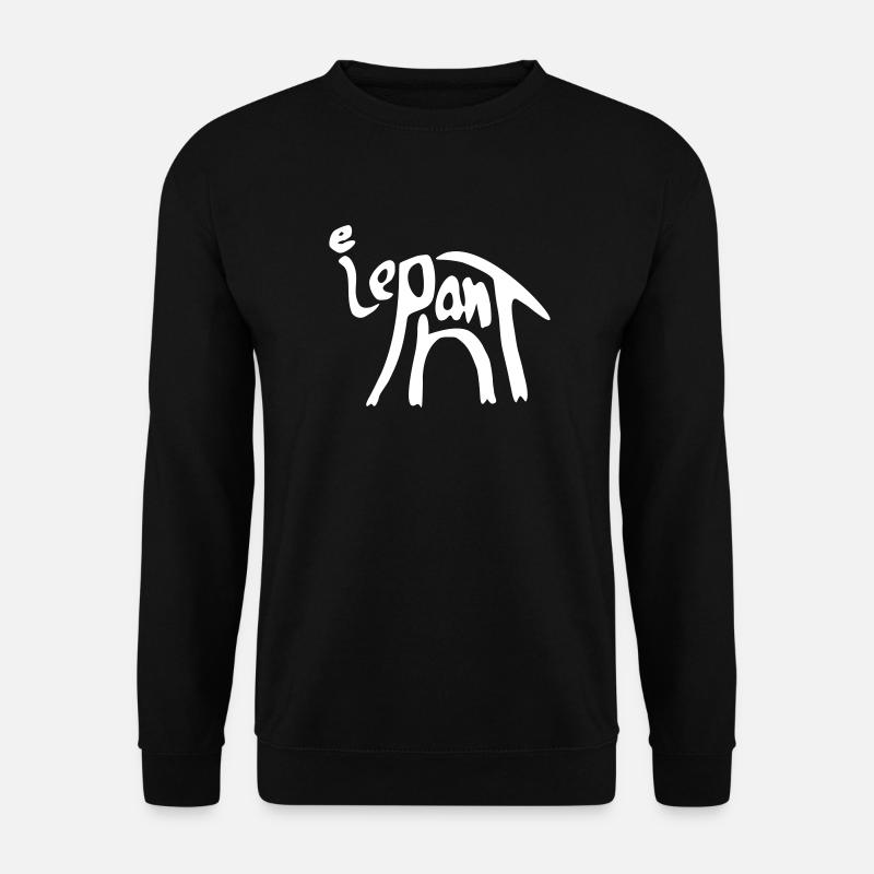 elephant - Unisex Sweatshirt - black