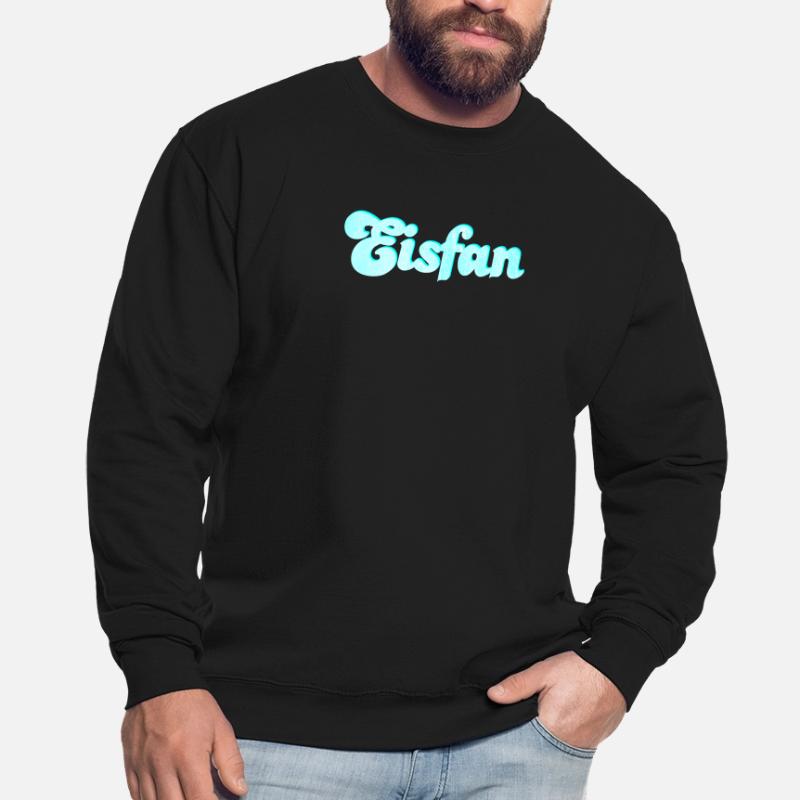 Eis Fan Eiscreme süß Sommer Eiskrem Handschrift Unisex Pullover
