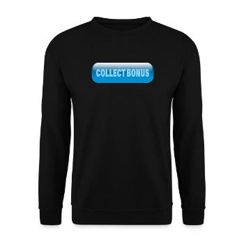 COLLECT BONUS - Unisex Sweatshirt - black - Front - Alina (178cm) & Michal (187cm)