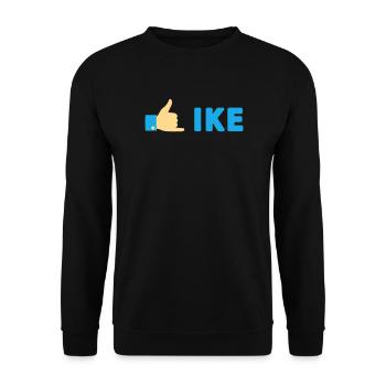 Bright Natural Pattern for T-Shirts and Clothing - Unisex Sweatshirt - black - Front - Alina (178cm) & Michal (187cm)
