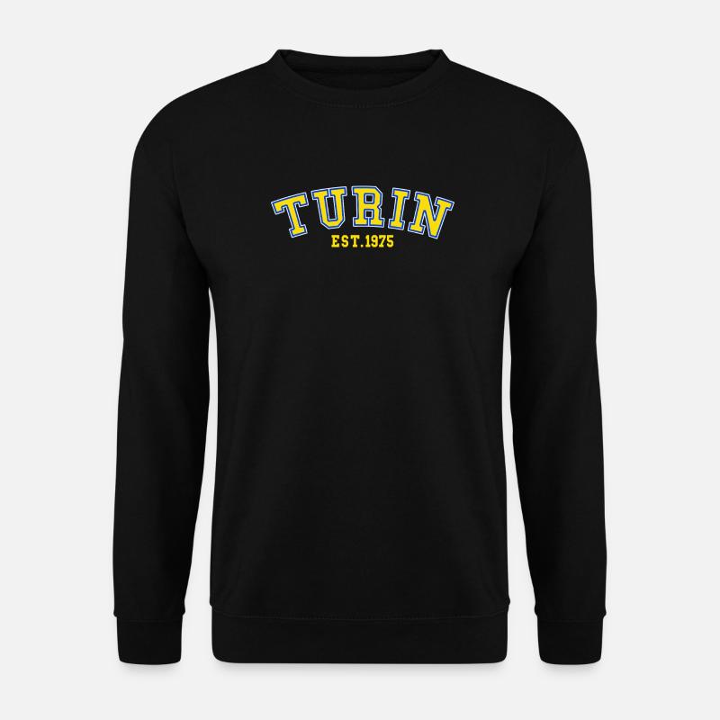 Turin Est.1975 - Unisex Pullover - Schwarz