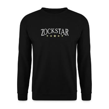 Zockstar Gaming, gaming and teams - Unisex Sweatshirt - black - Front - Alina (178cm) & Michal (187cm)