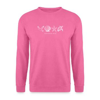 maritime soul ocean inspired for beach lovers - Unisex Sweatshirt - pink - Front
