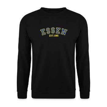 Essen Est. 1985 - Sweat-shirt Unisexe - noir - Devant - Alina (178cm) & Michal (187cm)