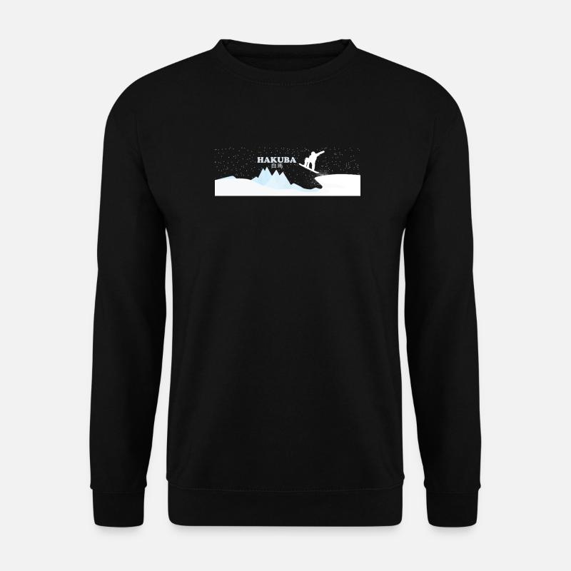 Hakuba Snowboard - Unisex Sweatshirt - black