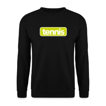 Tennis Bold Sportswear - Sweat-shirt Unisexe - noir - Devant - Alina (178cm) & Michal (187cm)