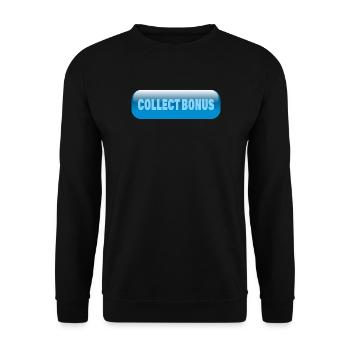 COLLECT BONUS - Unisex Sweatshirt - black - Front - Alina (178cm) & Michal (187cm)