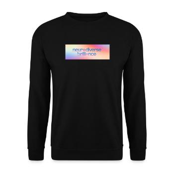 Neurodiverse Brilliance - Unisex Pullover - Schwarz - Vorne - Alina (178cm) & Michal (187cm)