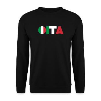 Italien - Unisex Pullover - Schwarz - Vorne - Alina (178cm) & Michal (187cm)