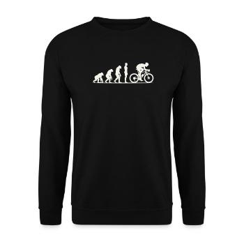 Gravel Bike Evolution - Unisex Pullover - Schwarz - Vorne - Alina (178cm) & Michal (187cm)