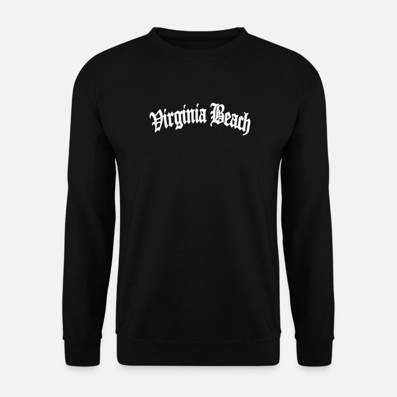 virginia beach - Unisex Pullover - Schwarz