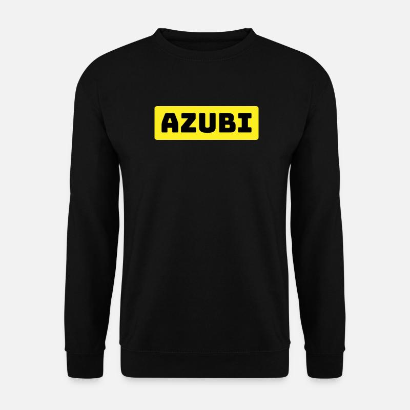 Azubi Tshirt yellow - Unisex Pullover - Schwarz