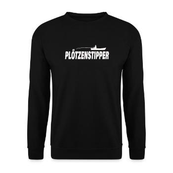 PLÖTZENSTIPPER - Unisex Pullover - Schwarz - Vorne - Alina (178cm) & Michal (187cm)