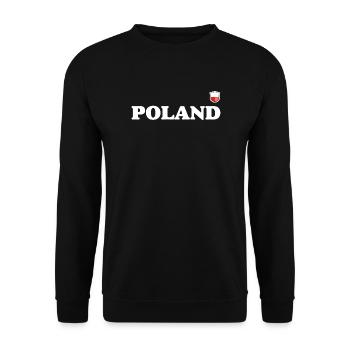 Pologne - Sweat-shirt Unisexe - noir - Devant - Alina (178cm) & Michal (187cm)