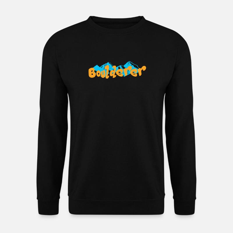 Bouldering Boulderer - Unisex Sweatshirt - black