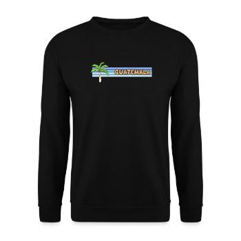 Gift for Guatemala - Unisex Sweatshirt - black - Front - Alina (178cm) & Michal (187cm)