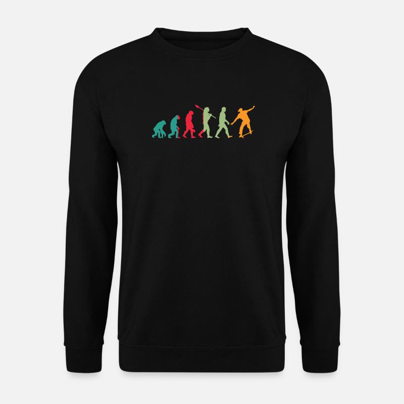 Evolution Skater - Unisex Pullover - Schwarz