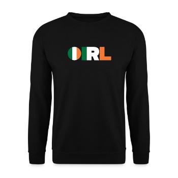 Irlande - Sweat-shirt Unisexe - noir - Devant - Alina (178cm) & Michal (187cm)