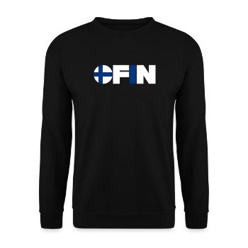 Finlande - Sweat-shirt Unisexe - noir - Devant - Alina (178cm) & Michal (187cm)