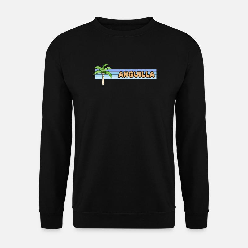 Geschenk für Anguilla - Unisex Pullover - Schwarz