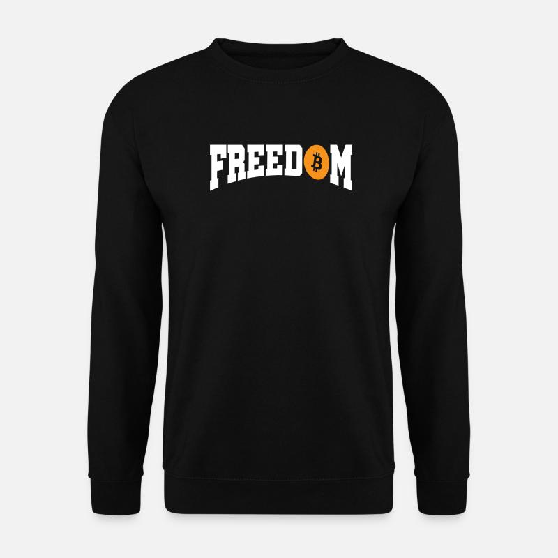 Liberté Bitcoin - Sweat-shirt Unisexe - noir