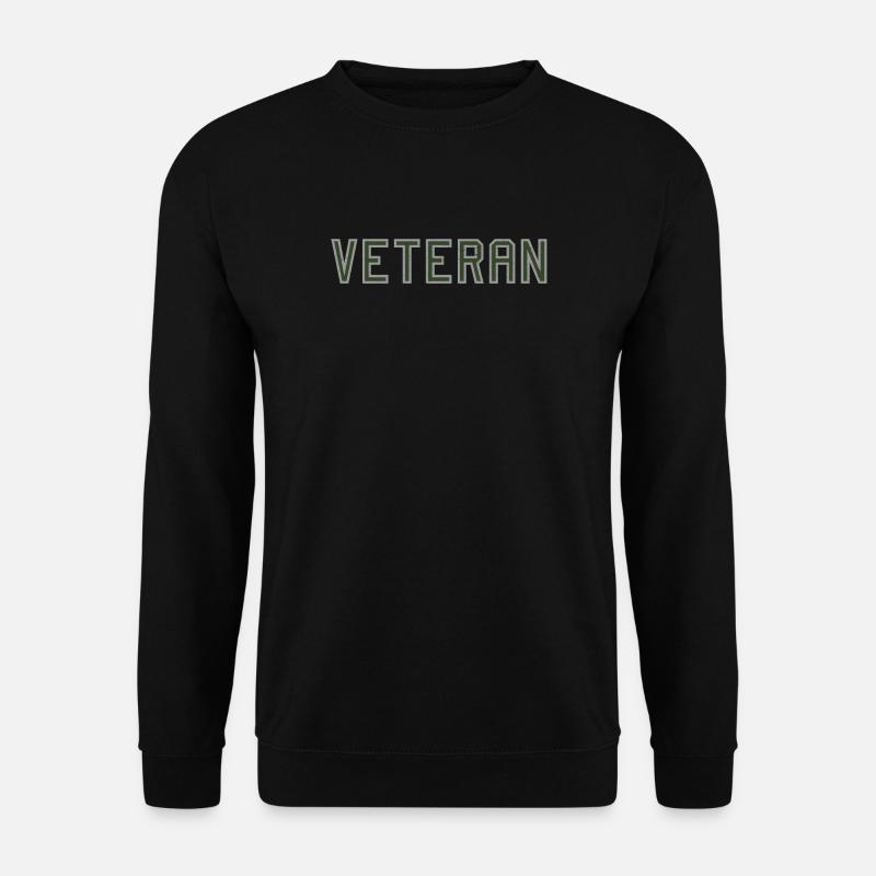 Veteran Pride Graphic - Unisex Sweatshirt - black