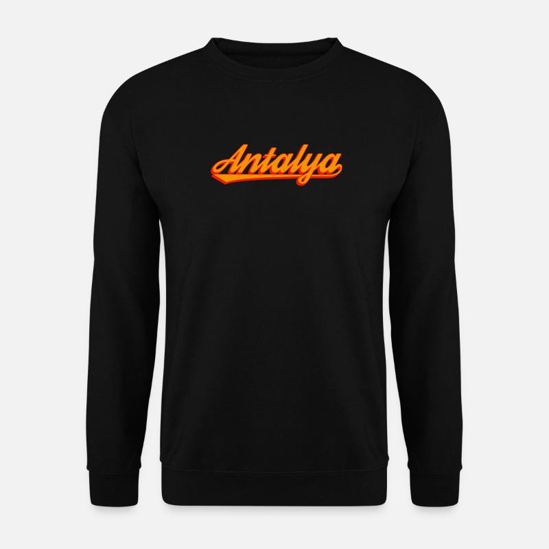 Antalya Sunset Script - Unisex Sweatshirt - black