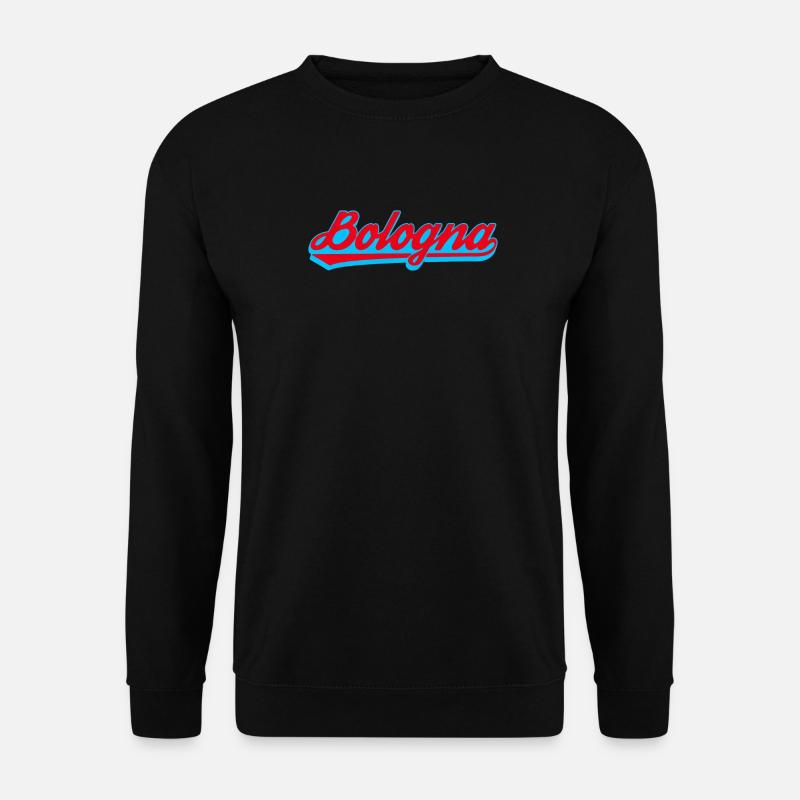 Bologna Neon Script Logo - Unisex Sweatshirt - black