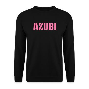 Azubi Tshirt 5 23 rosa - Unisex Pullover - Schwarz - Vorne - Alina (178cm) & Michal (187cm)