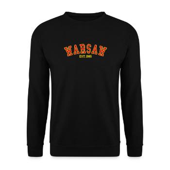 Warsaw_Est_1985 - Sweat-shirt Unisexe - noir - Devant - Alina (178cm) & Michal (187cm)