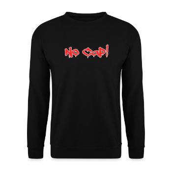 No Cap - Unisex Pullover - Schwarz - Vorne - Alina (178cm) & Michal (187cm)